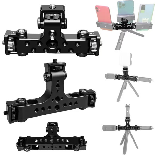 Τριπλή Βάση στήριξης για πολλαπλή τοποθέτηση φωτογραφικών εξαρτημάτων