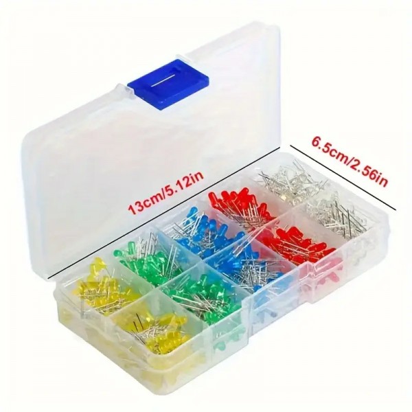 200 Τεμ. LED Diodes Assorted w Box