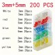 200 Τεμ. LED Diodes Assorted w Box