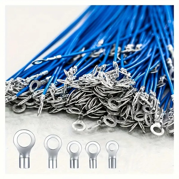 Σετ 320 Ακροδεκτών Κυκλικών κ U-τύπου για συνδέσεις καλωδίων μπαταρίας Τροφοδοτικών 