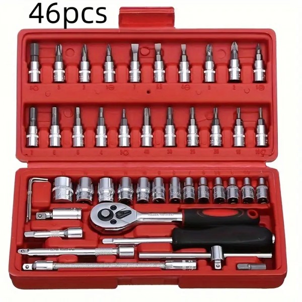 Σετ 46 τεμαχίων Πολυλειτουργικών Εργαλείων Κλειδιών 