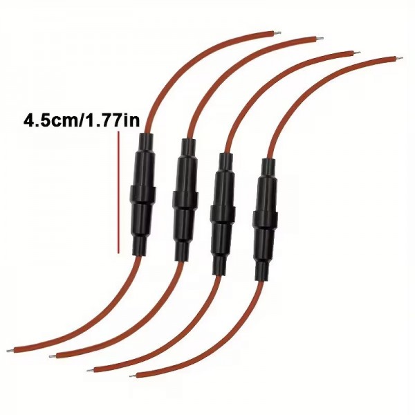 5Psc Fuse Holder, Lead Sleeve