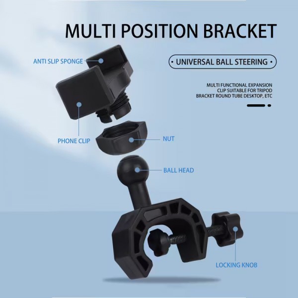 PhotoCame Βάση Στήριξης Τηλεφώνου σε Stand Μικροφώνου Τρίποδα