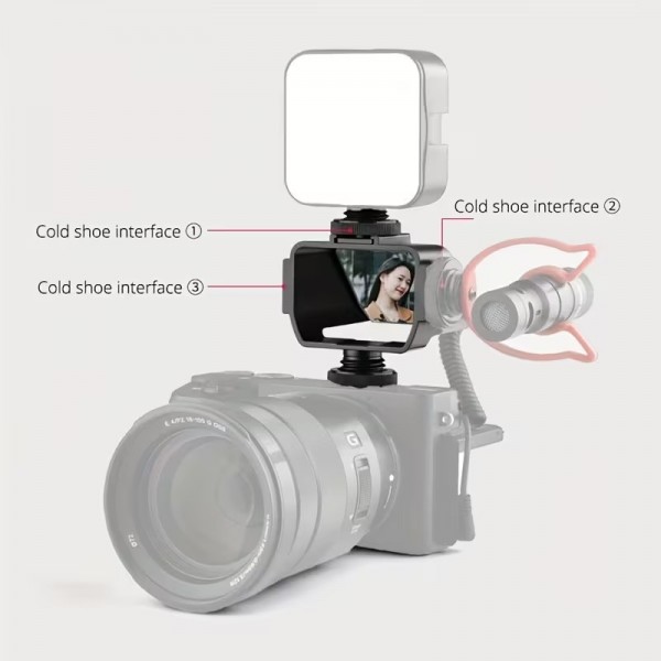 PhotoCame Ανακλινόμενος Καθρέφτης Viewfinder για Mirrorless DSLR Κάμερες