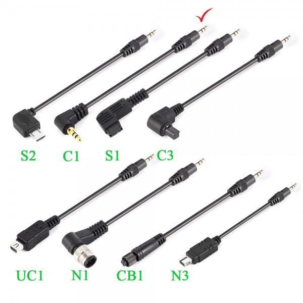 C1 Universal Wireless Timer Shutter Remote corde Cable CANON