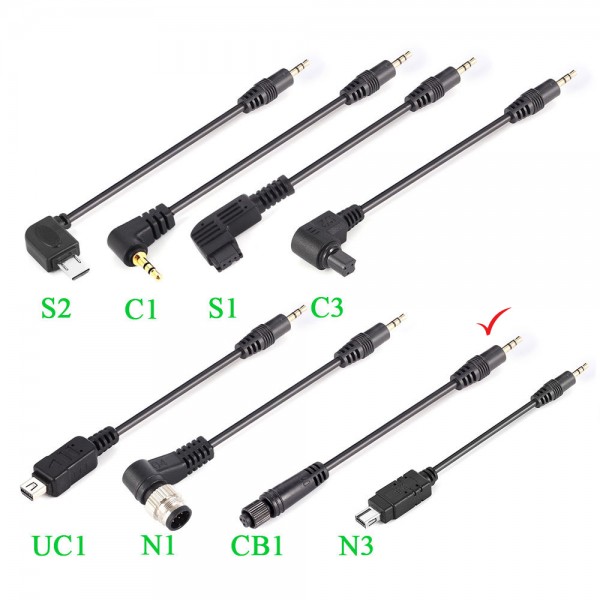 CB1 Universal Wireless Timer Shutter Remote corde Cable Olympus E