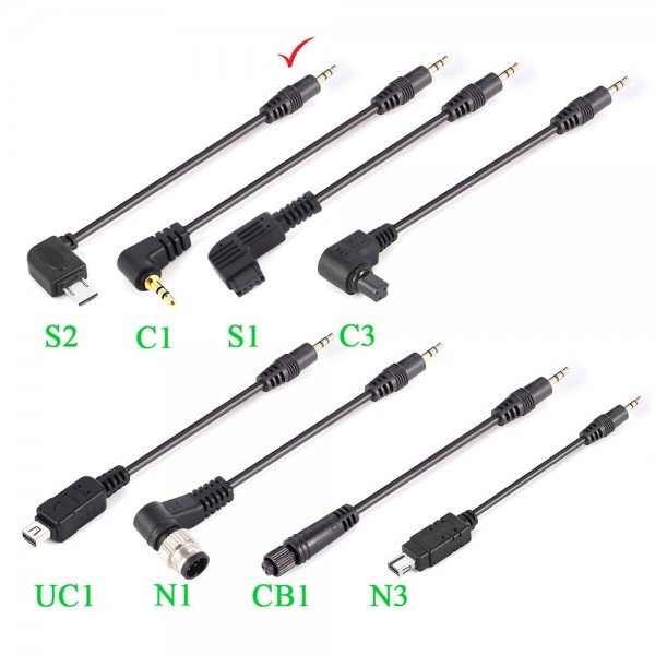 S2 Universal Wireless Timer Shutter Remote corde Cable Sony A7