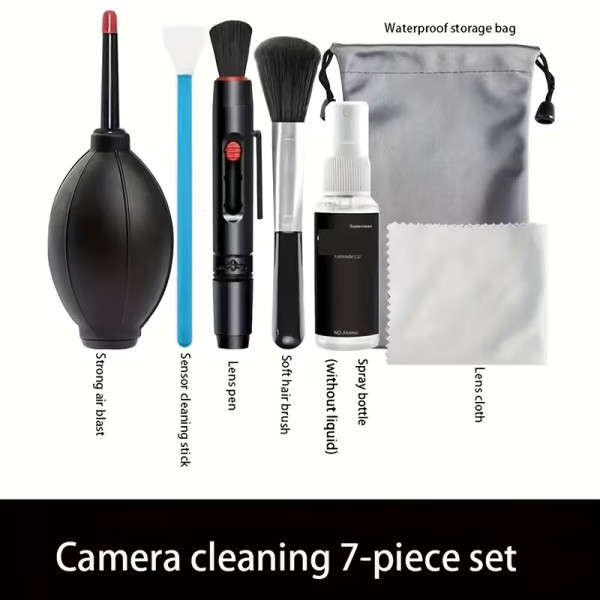 Σετ καθαρισμού φωτογραφικού εξοπλισμού 7 σε 1