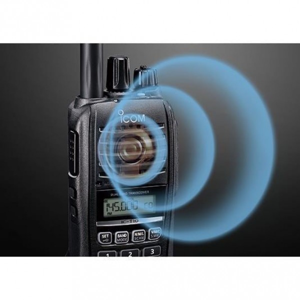 ICOM IC-T10 Φορητός Πομποδέκτης UHF VHF Dual-Band Transceiver