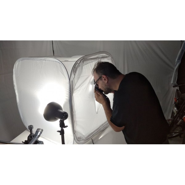 Outletvideo Full kit 80cm Photography studio cube (1350W – 22.000 Lumens)