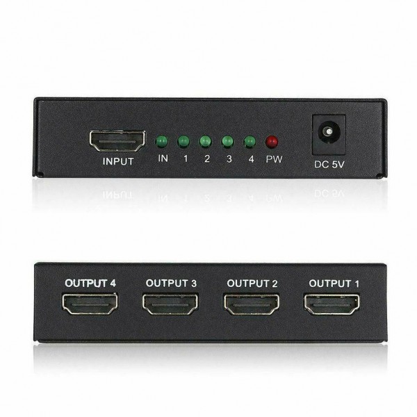 4K HDMI Splitter Full HD 1 In 4 Out