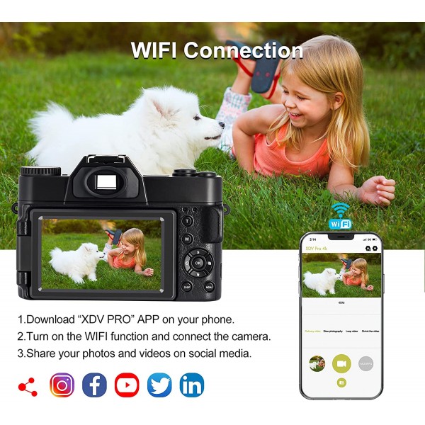 Camcorder 4k ultraHD WIFI