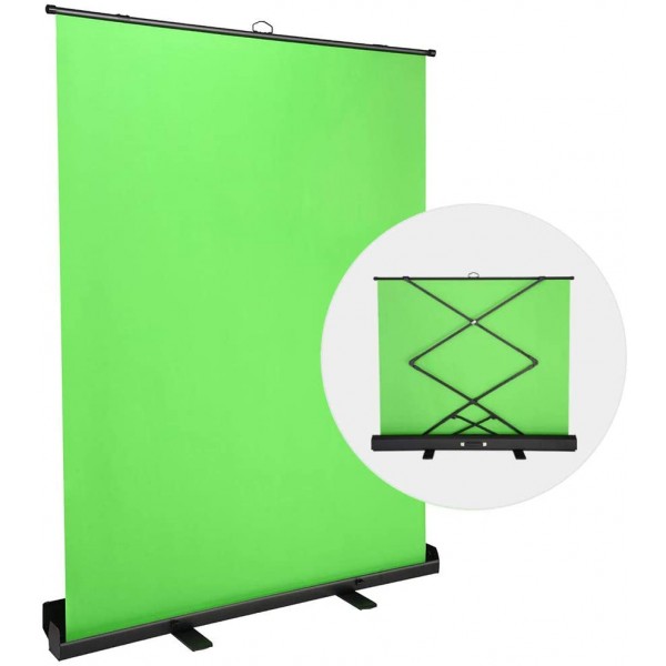 StudioLine Green Screen Roll-up Photography Backdrop 155 x 205