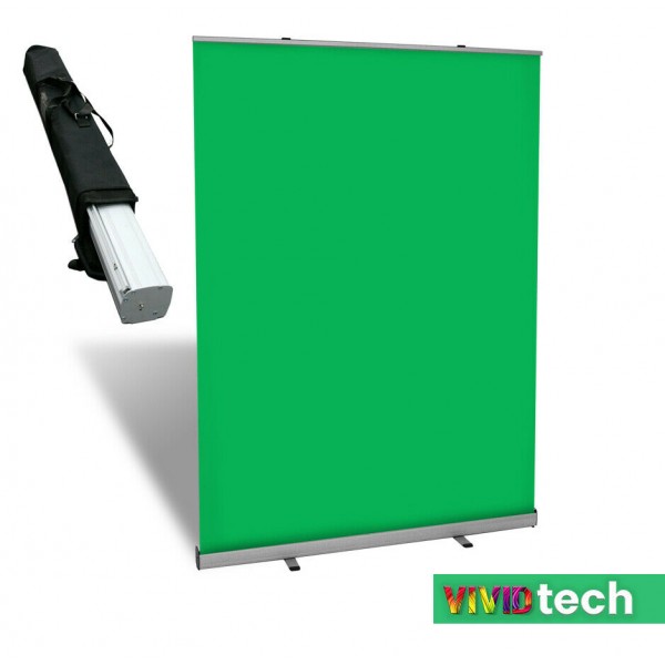 StudioLine Επαγγελματικό Πράσινο Chroma key Roll-up 155 x 205