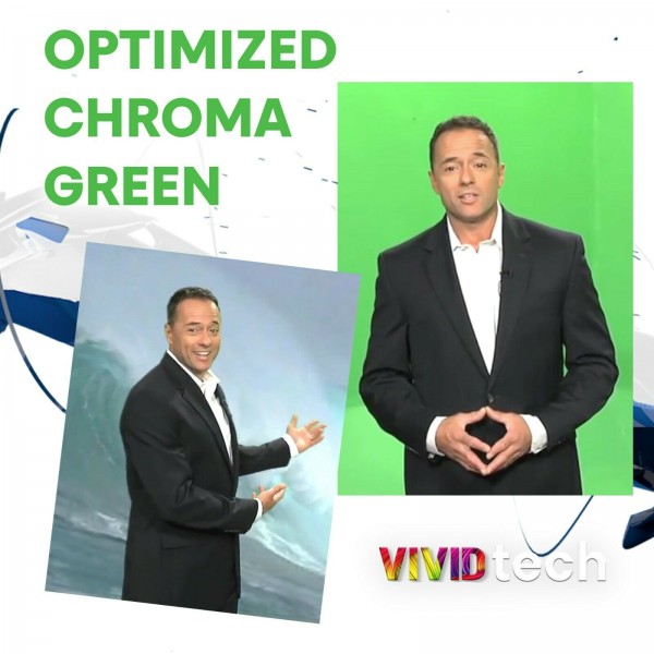 StudioLine Επαγγελματικό Πράσινο Chroma key Roll-up 155 x 205