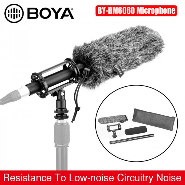 Νέο BOYA BY-BM6060 Improved Super-cardioid μικρόφωνο κάμερας