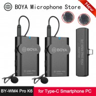 Ασύρματο kit μικροφώνων BOYA BY-WM4 Pro K6 για Android Type-C