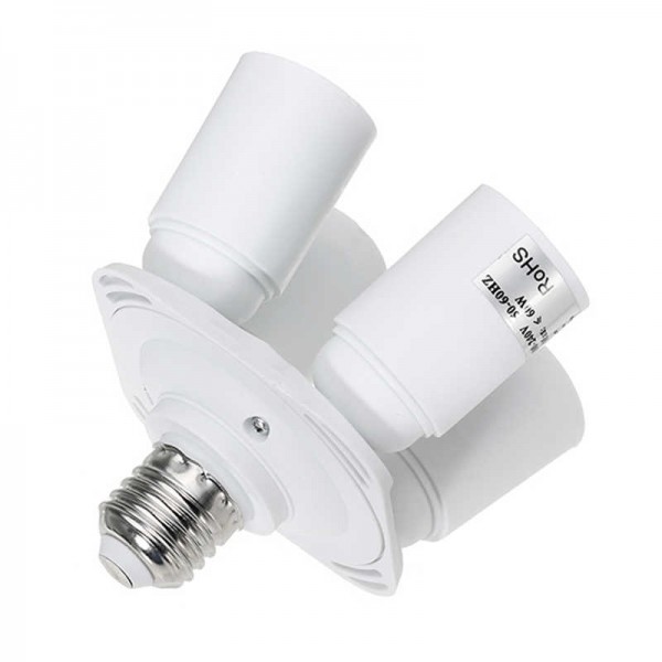 4 In 1 E27 To E27 Base Light Lamp Bulb Adapter