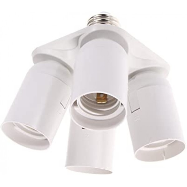 4 In 1 E27 To E27 Base Light Lamp Bulb Adapter