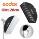 Godox Softbox 80x120cm με Bowens Mount και Grid SBFW80120 
