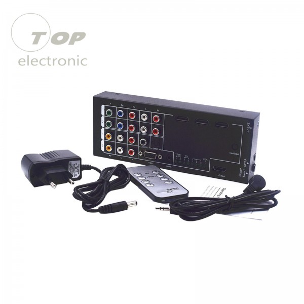 Multi-Functional HDMI Switcher With 8 Inputs To 1 HDMI Output