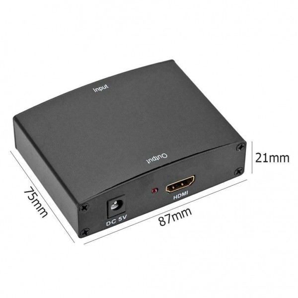 Component YPbPr Video to HDMI Converter Box