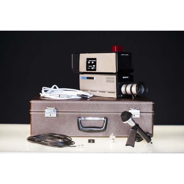 FULL SETUP Vintage Sony Portable Studio Video Cameras Special Effect Generator (1974)