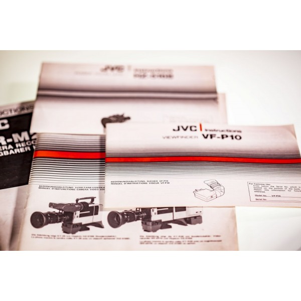 Rare MII Vintage JVC KY-25 Video Camera + KR-M240E Recorder (Full Setup +Manuals)