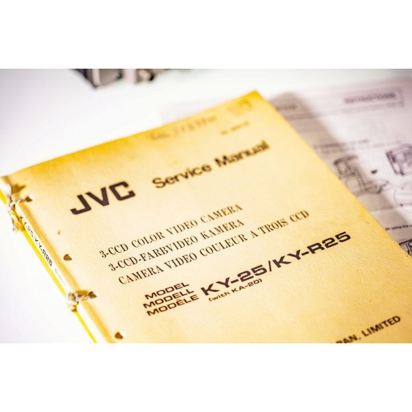 Rare MII Vintage JVC KY-25 Video Camera + KR-M240E Recorder (Full Setup +Manuals)