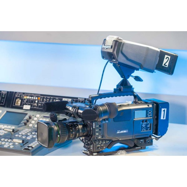 Μεταχειρισμένο kit Ikegami HL-DV7AW SDI 16:9 Camcorder + CCU Adapter + Cable + Viewfinder + Zoom