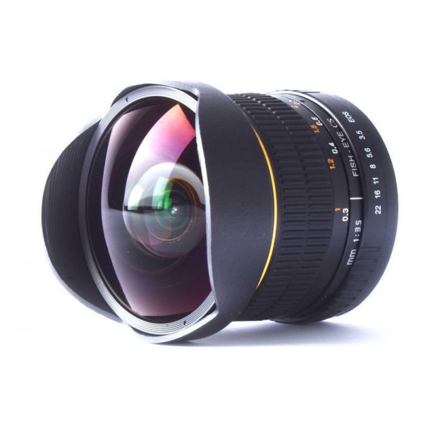 Kelda 8mm f/3.5 ευρυγώνιος (Fisheye)  φακός για cannon  EF apc