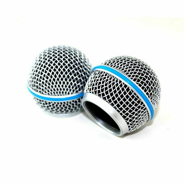 WOXLINE Microphone Grill Mic Head Mesh for Shure Beta 58A SM58 pgx24 slx24