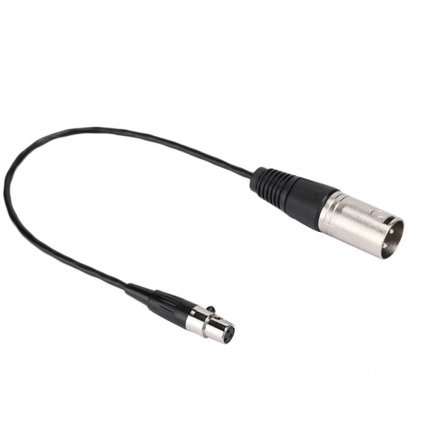 WOXLINE Mini XLR 3pin Male to XLR 3pin Female Foil Shielded Copper Wire Audio Cable Cord