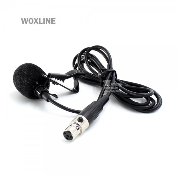 Μικρόφωνο πέτου 4Pin XLR mini Tie Clip on Lavalier Unidirectional Microphone