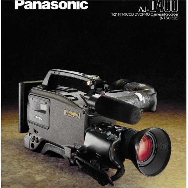 Vintage Panasonic DVCPRO AJ D400E Profesional Cine Video Camera Camcorder