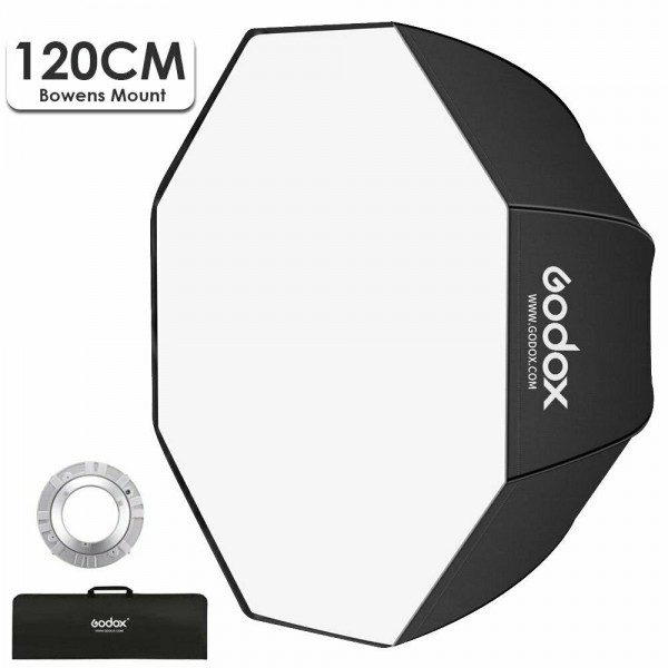 Οκταγωνικό  Godox 120cm με Bowens Mount κ Grid