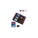 Aluminum Memory Card Storage Case 4pcs SD + 8pcs TF Aluminum Memory Card Storage Case 4pcs SD + 8pcs TF