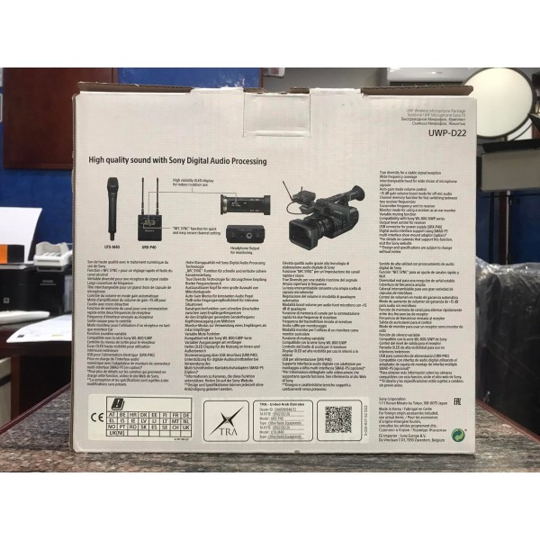 Wireless camera-based handheld microphone Sony UWP-D22