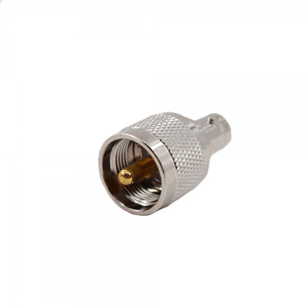 UHF male plug PL to BNC female