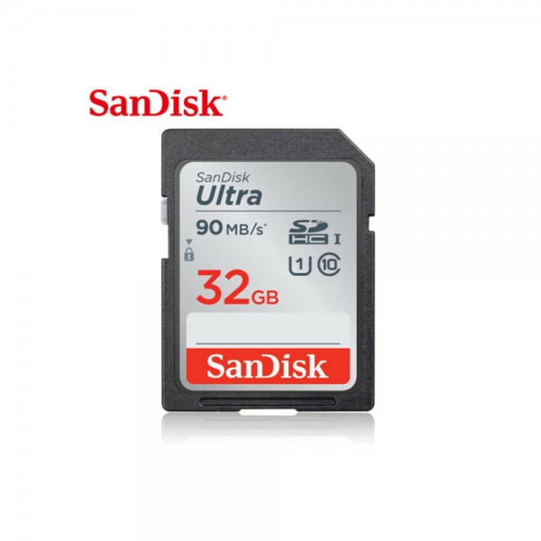 Κάρτα Μνήμης SDHC 32GB Sandisk Ultra UHS-I Class 10 90MBs 