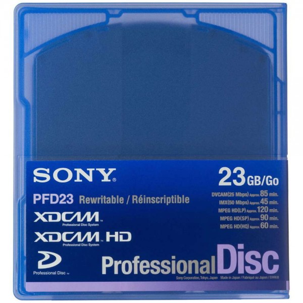 Sony PFD23 XDCAM HD 23GB REWRITABLE Disc