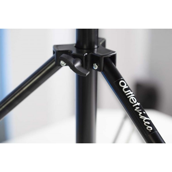 New Outletvideo Ηeavy XL270 Light Stand + Spring Cushioned (2,7m)