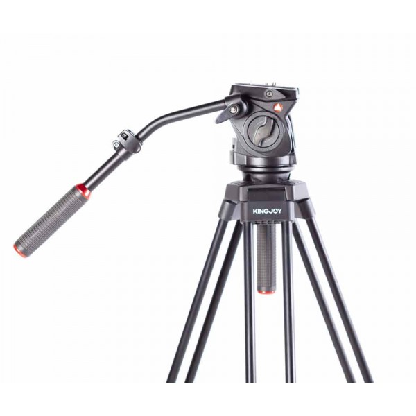 KINGJOY VT 2100 L Professional Tripod Kit 1.95m  (U Shaped rubber Mats) 