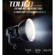 Tolifo SK-80DS LED Video Light 7200 LM Continuous Photography Lighting