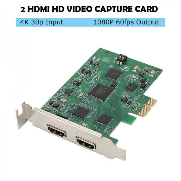 Ezcap 4K 1080P HDMI PCI-E Capture Card Grabber Live streaming