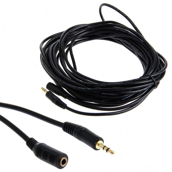 Προέκταση καλωδίου 10m Jack για DSLR Male to Female 3.5mm Stereo Audio