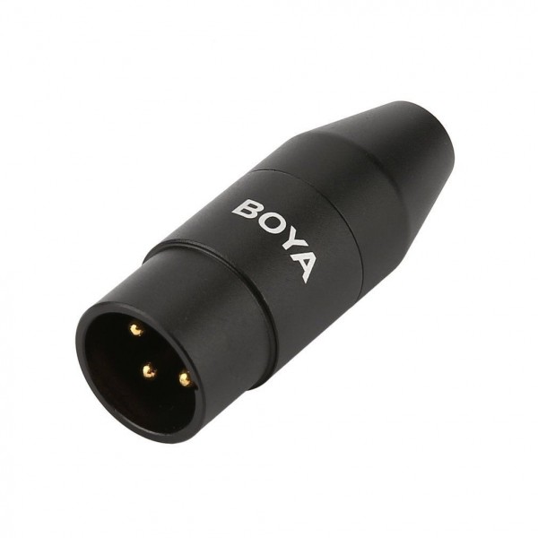 BOYA 3.5mm Mini-Jack to XLR Converter TRS Female to XLR Male Adapter