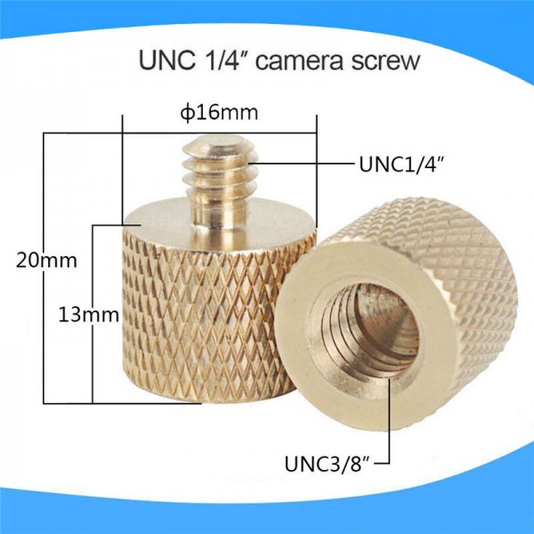 Βίδα 3/8 Male to1/4 Female Screw Adapter