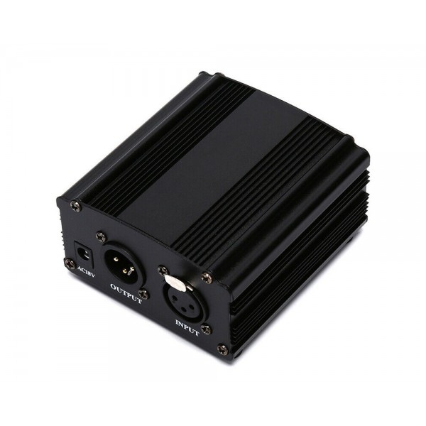 48V DC Phantom Power Supply For Condenser Recording Microphone