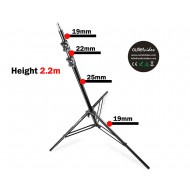 Φωτογραφικό PhotoCame Light Junior Stand ύψους 2,2m (Αναβαθμισμένη έκδοση)